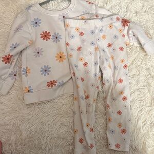 Cat and Jack Toddler Floral Set